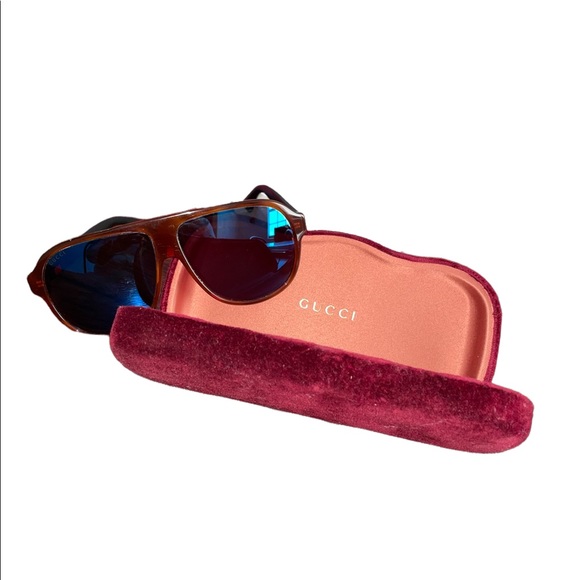 ‼️SOLD‼️GUCCI *!100 %AUTHENTICS!*
Havana Aviator Sunglasses
GG0009S-002 59 - Picture 11 of 11